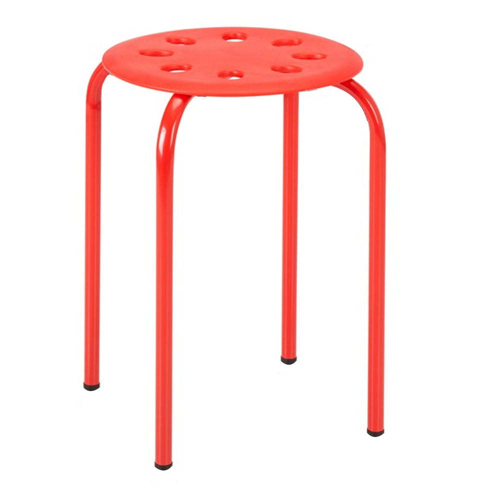 Stack Stools red