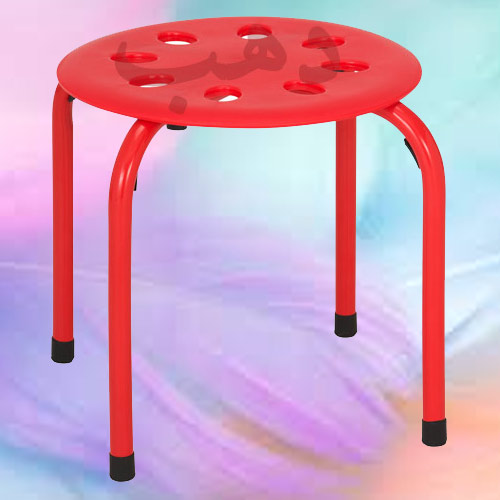 ufo metal chair red