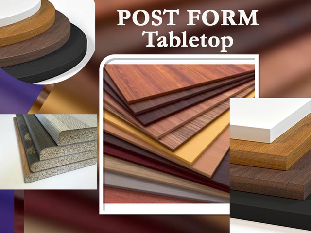 table top post form laminate